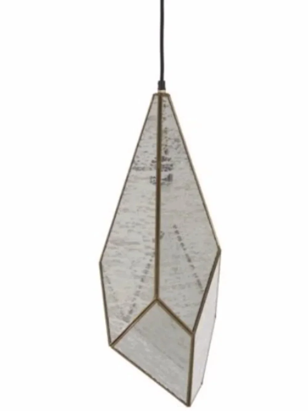 Modern Geometric Dark Tone Brass MALINA Pendant Light